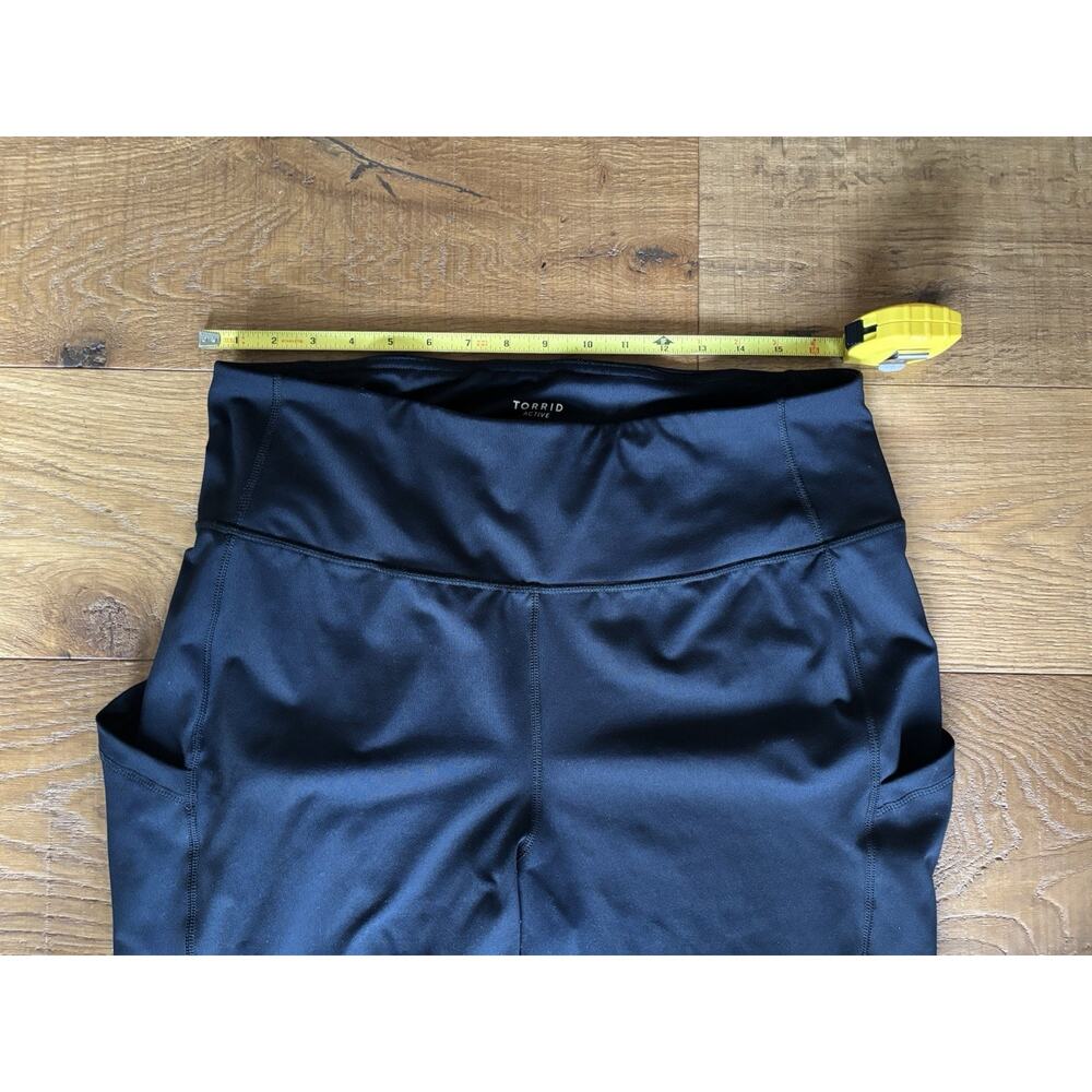 Torrid Black High-Waist Flare Leggings - Picture 4 of 6